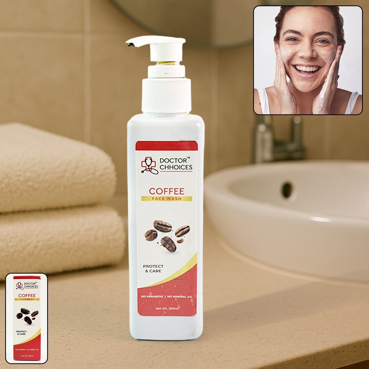 Doctor Chhoices Coffee Luxe Foaming Face Wash Doctor Chhoices Coffee Luxe Foaming Face Wash